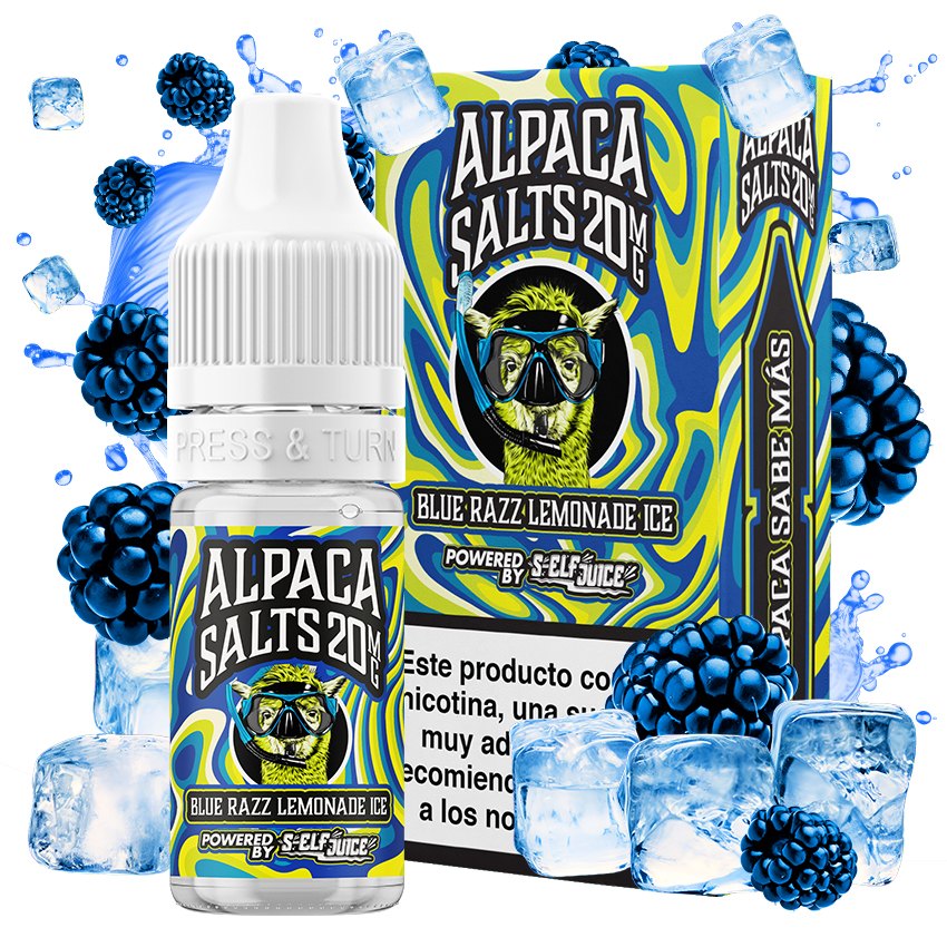 Alpaca Salts Blue Razz Lemonade Ice 10ml