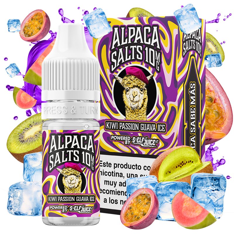 Alpaca Salts Kiwi Passion Guava Ice 10ml