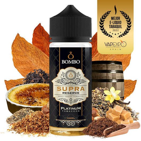 Bombo E-liquid Supra Reserve (Platinum Tobaccos) 100ml
