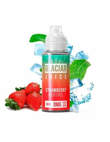 Glaciar Juice Strawberry Menthol 100ml