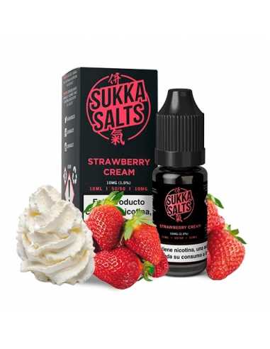 Sukka Black Salts Strawberry Cream 10ml