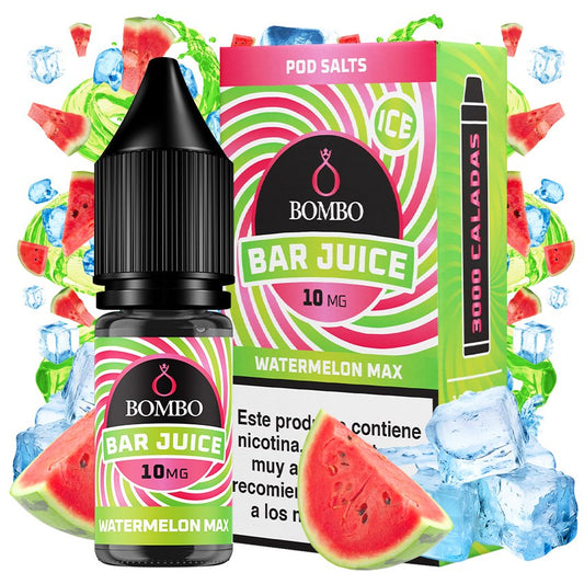 Bar Juice Salts by Bombo Watermelon Max Ice 10ml